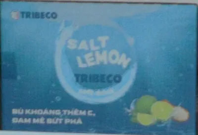 Mẫu MP-006: Thùng carton in nhiều màu nền xanh cho nước chanh muối — in nhiều màu, Minh Phúc sản xuất