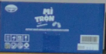 Mẫu MP-011: Thùng carton in nhiều màu nền xanh dương cho mì — in nhiều màu, Minh Phúc sản xuất