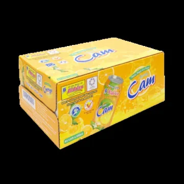 Mẫu MP-034: Thùng carton nắp rời in nhiều màu cho nước giải khát lon — in nhiều màu, Minh Phúc sản xuất