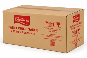 Mẫu MP-039: Thùng carton 5 lớp kraft in 1 màu cho xốt đóng lon xuất khẩu (5 lớp) — in 1–2 màu, Minh Phúc sản xuất