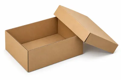 Mẫu MP-040: Thùng carton nắp rời kraft không in — không in, Minh Phúc sản xuất
