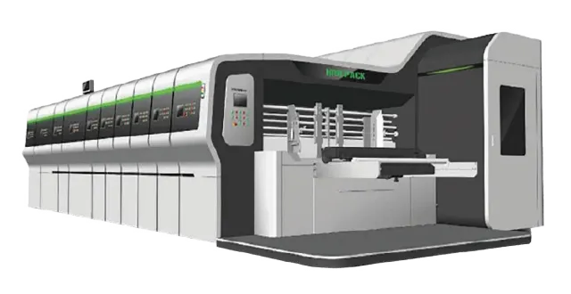 Máy in flexo 5 màu tại nhà máy Minh Phúc