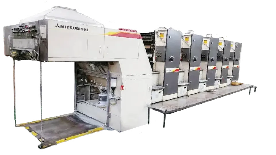 Máy in offset 5 màu in bao bì hộp giấy cao cấp tại Minh Phúc