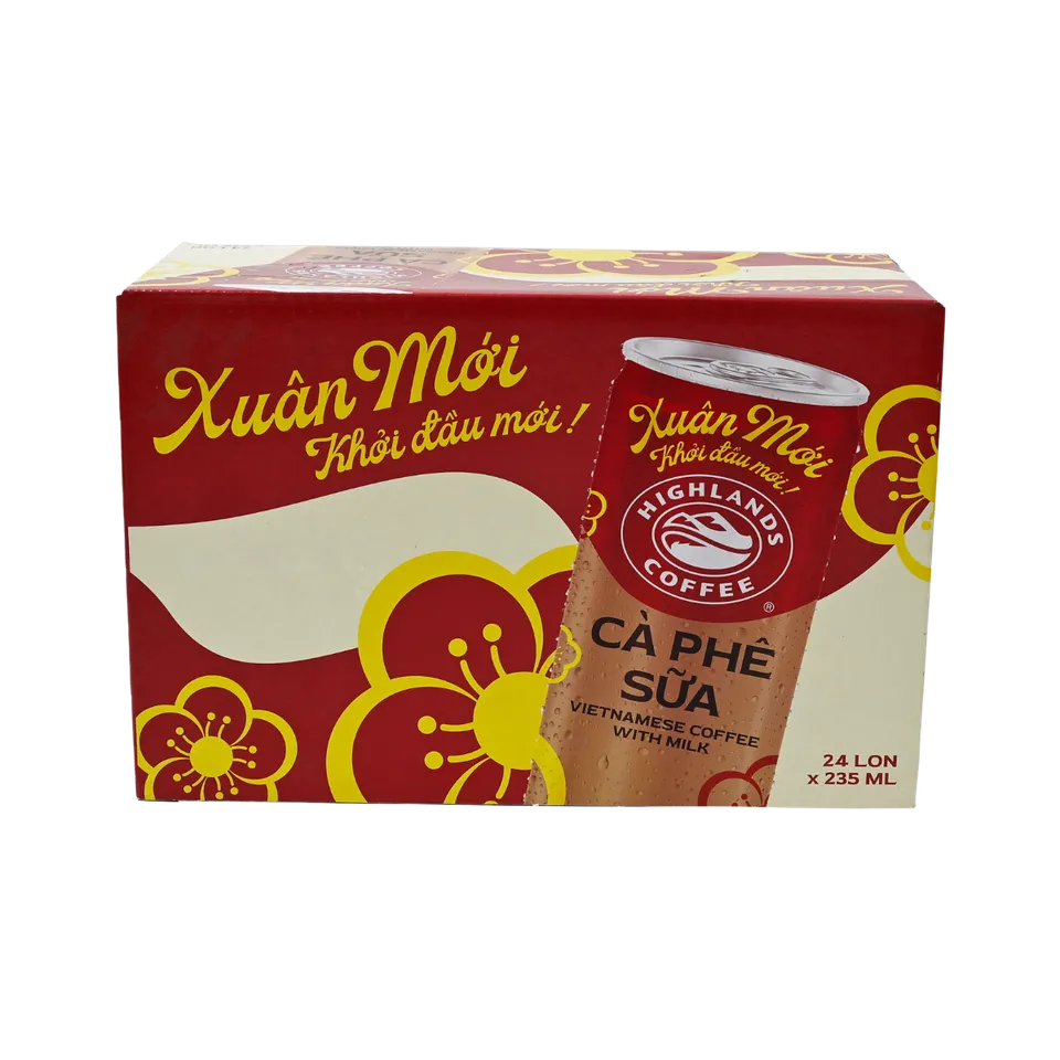 Hộp carton âm dương hai mảnh: nắp chụp ngoài úp lên thân, in offset nhiều màu cho ngành nước giải khát